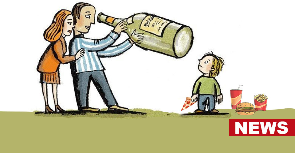 How Do Parent’s Drinking Habits Raise Risk Of Junk Food Addiction In Kids?