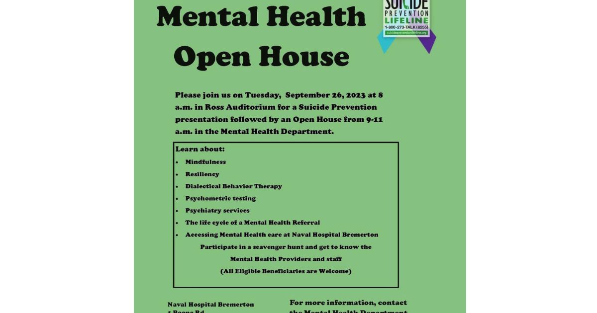 Mental Health Open House Sheds Light On Suicide Prevention And Support Services