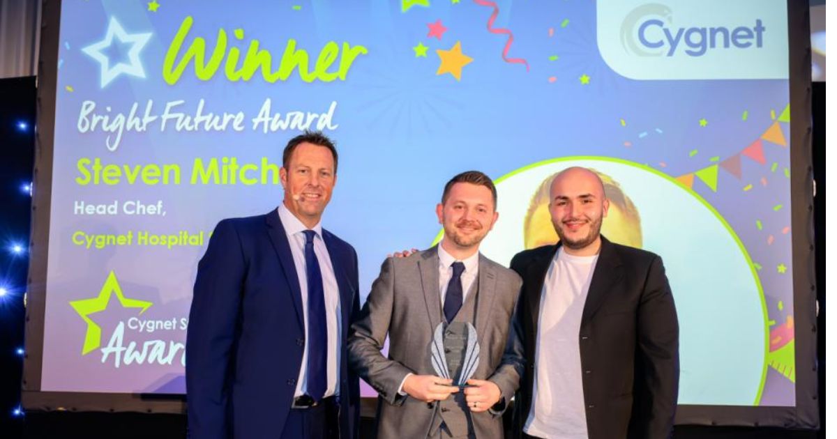 Stevenage Chef Wins Bright Future Award for Mental Health Service Excellence