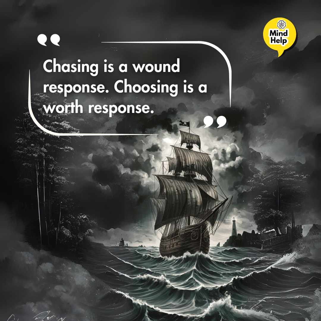 Chasing is a wound response