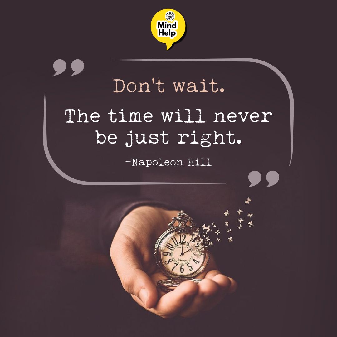 Don’t wait.