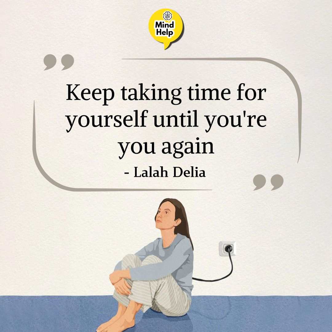 Keep taking time for yourself