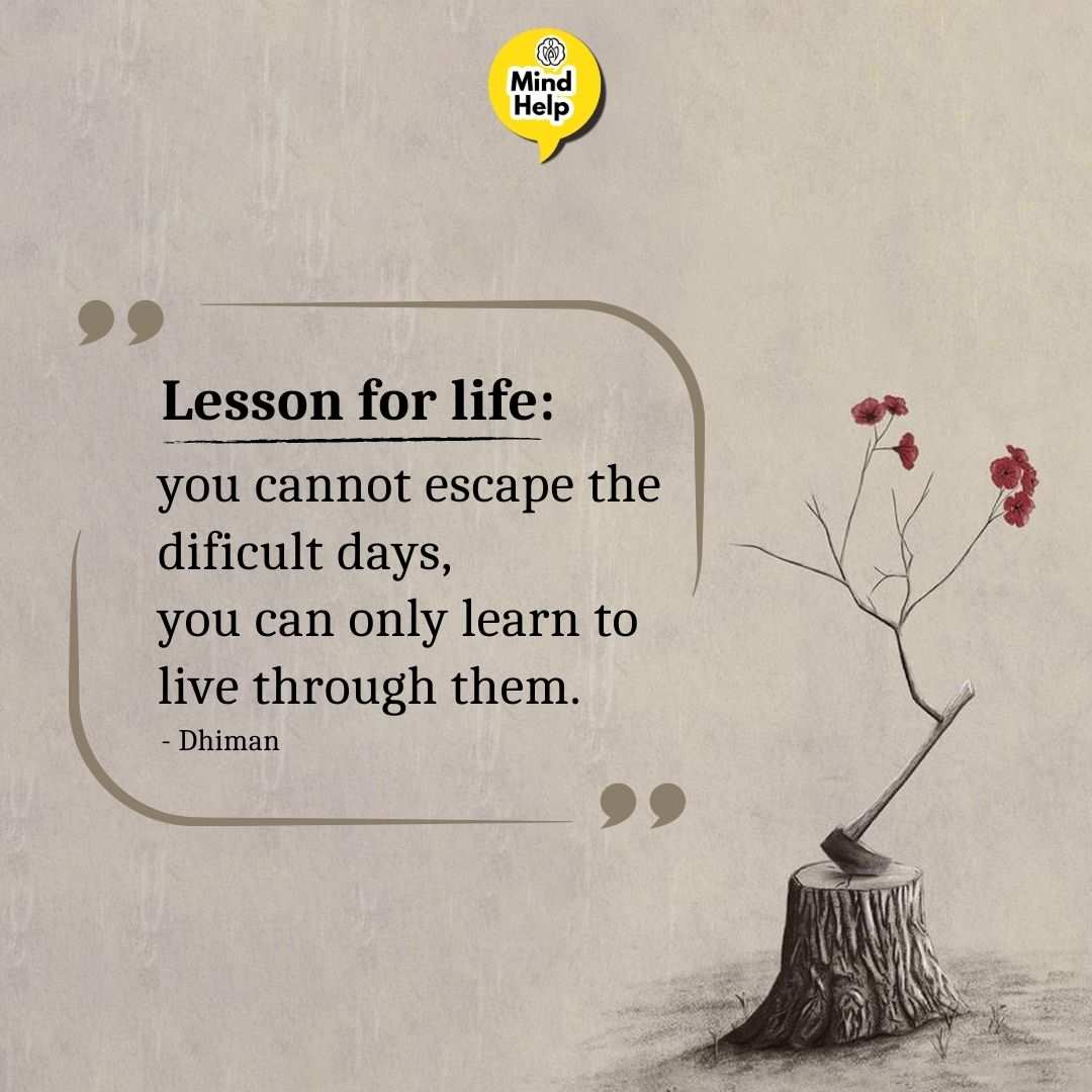 Lesson for life