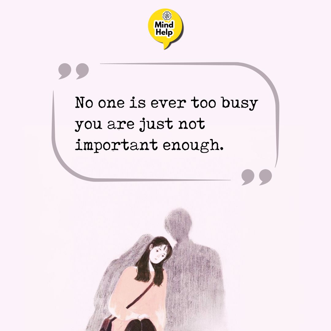 No one is ever too busy