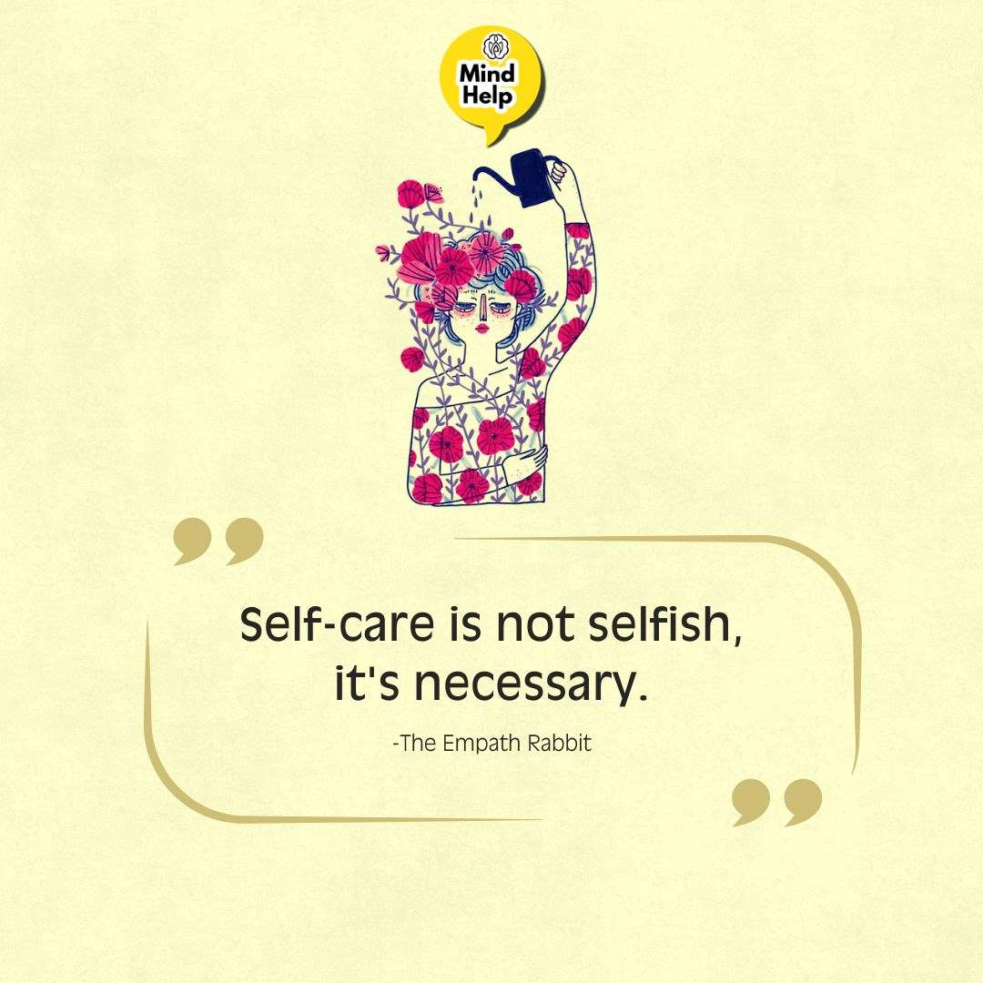 Self care is not selfish