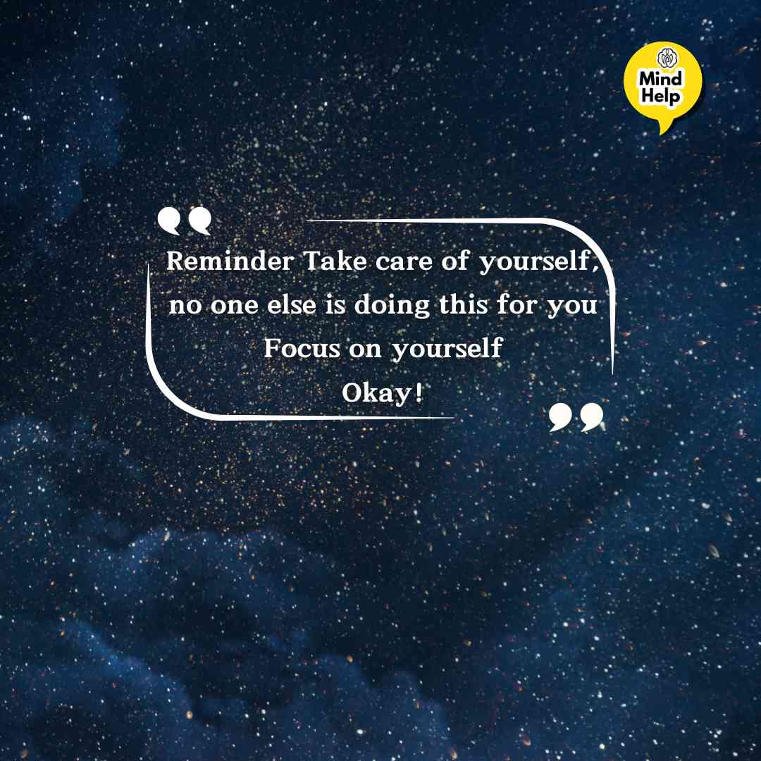 Take care of yourself