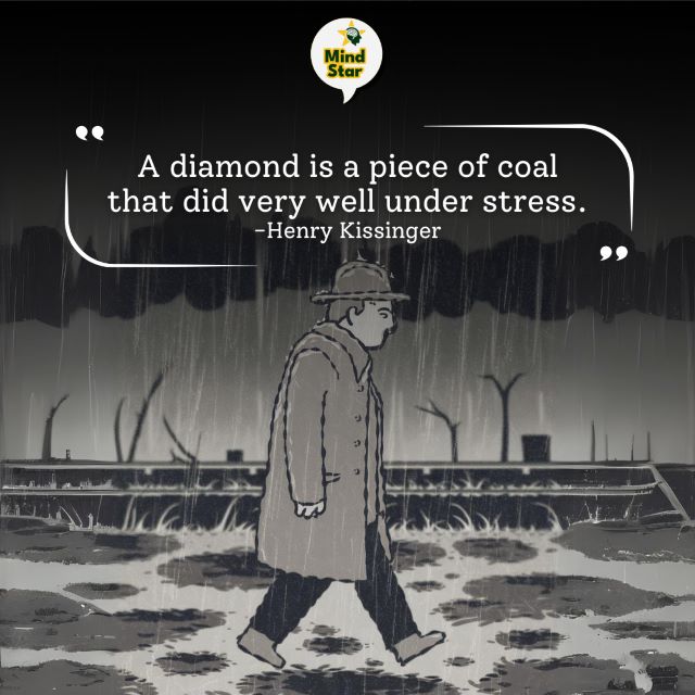 A diamond is a piece of coal