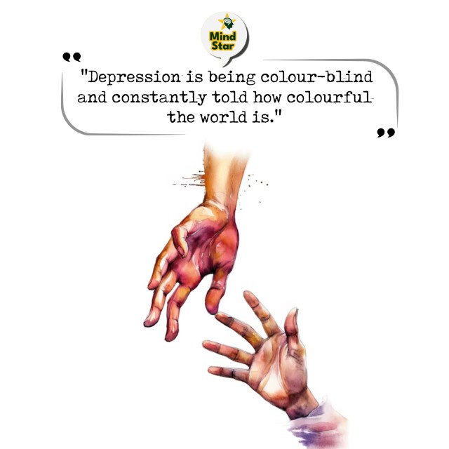 Depression is being colour-blind