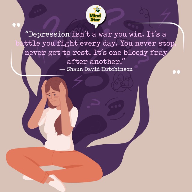 Depression isn't a war