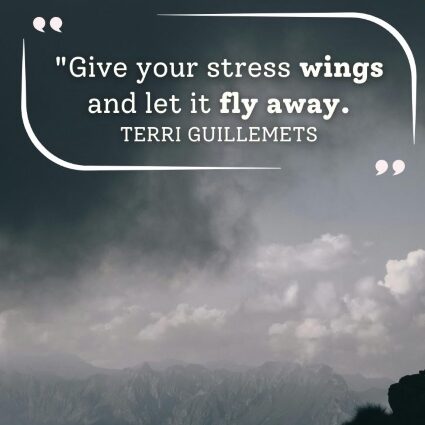 Give your stress wings