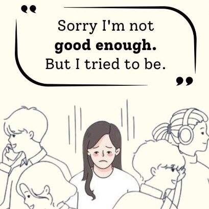 Sorry I’m not good enough