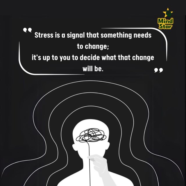 Stress is a signal that