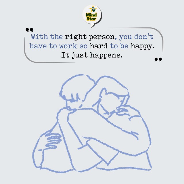 With the right person