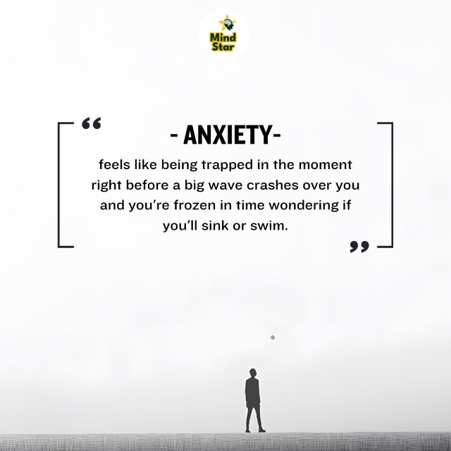 Anxiety feels like being trapped