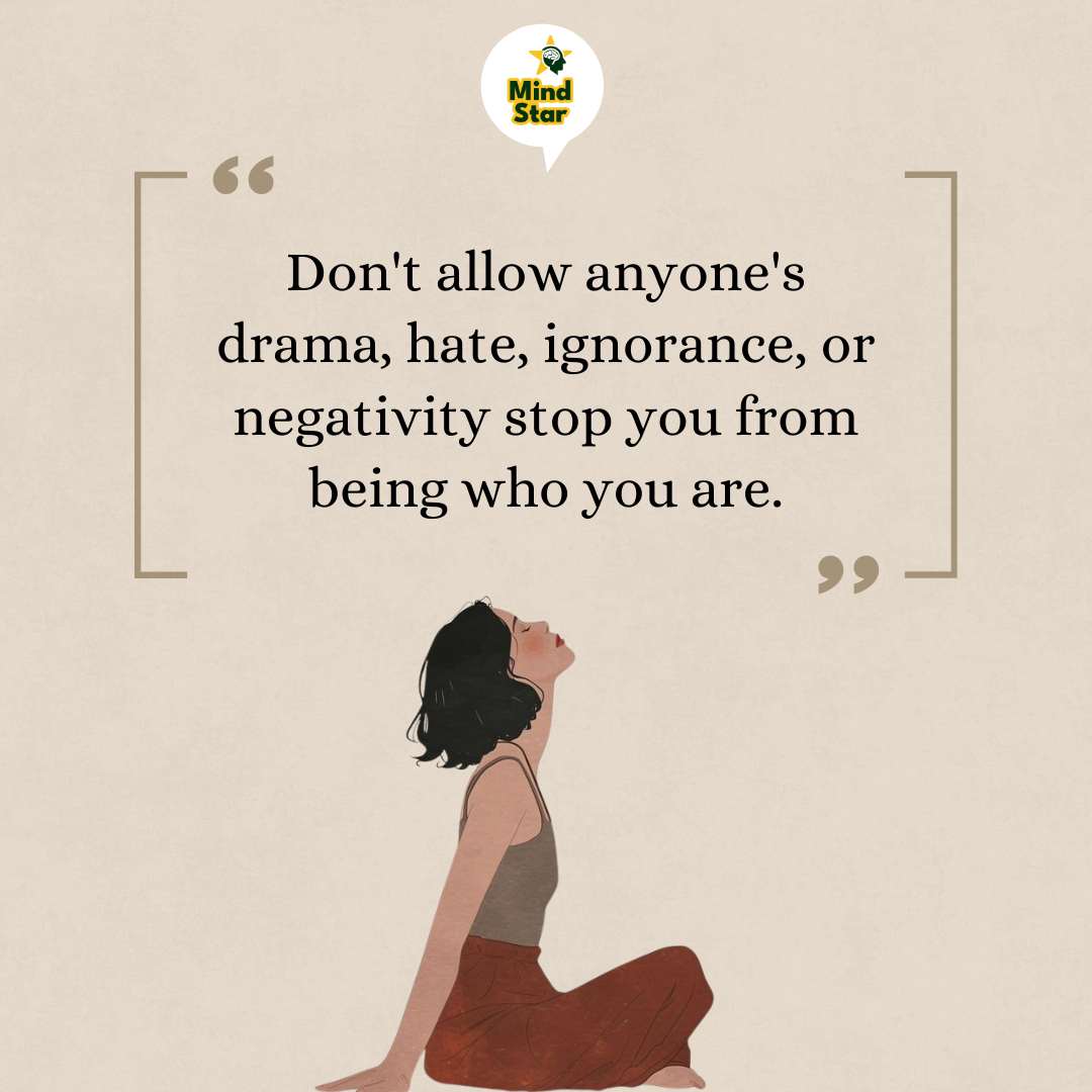 Don’t allow anyone’s drama