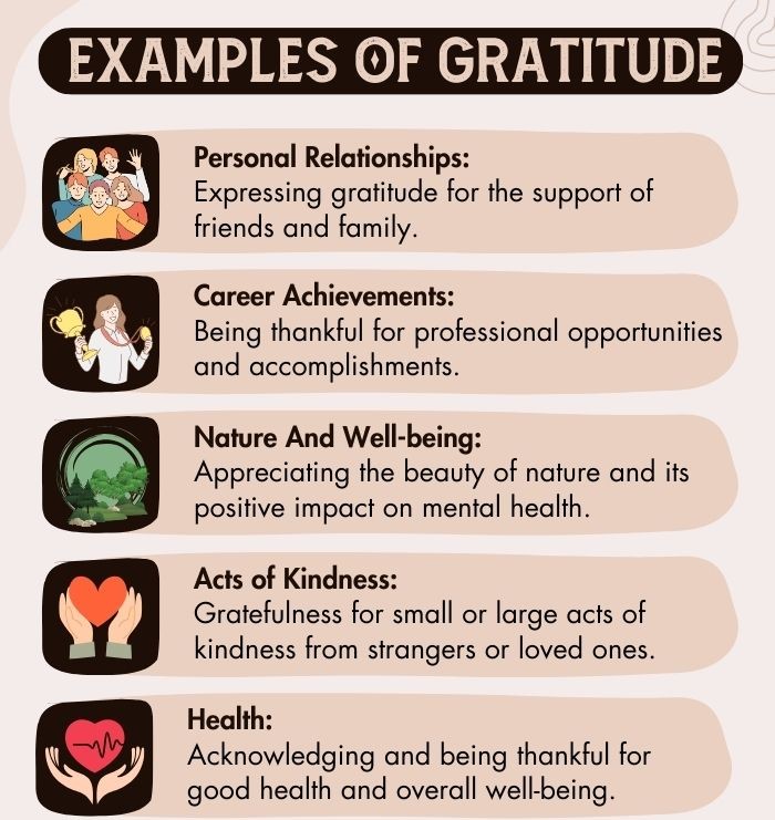 Examples of Gratitude 