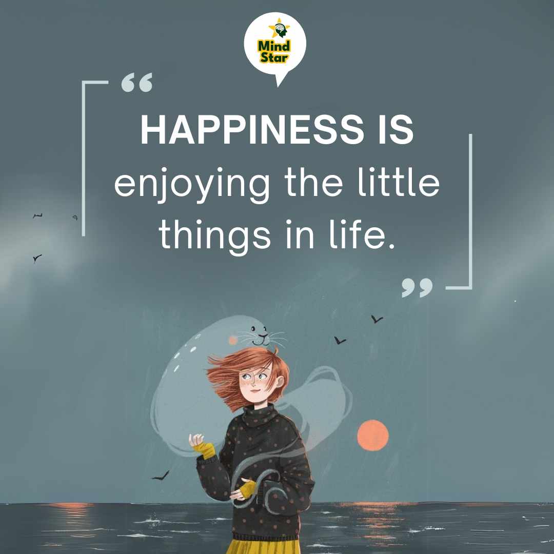 Happiness is enjoying