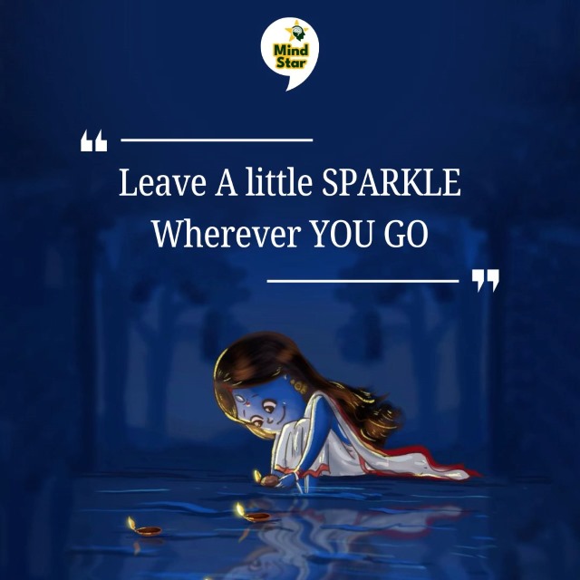 Leave a little sparkle