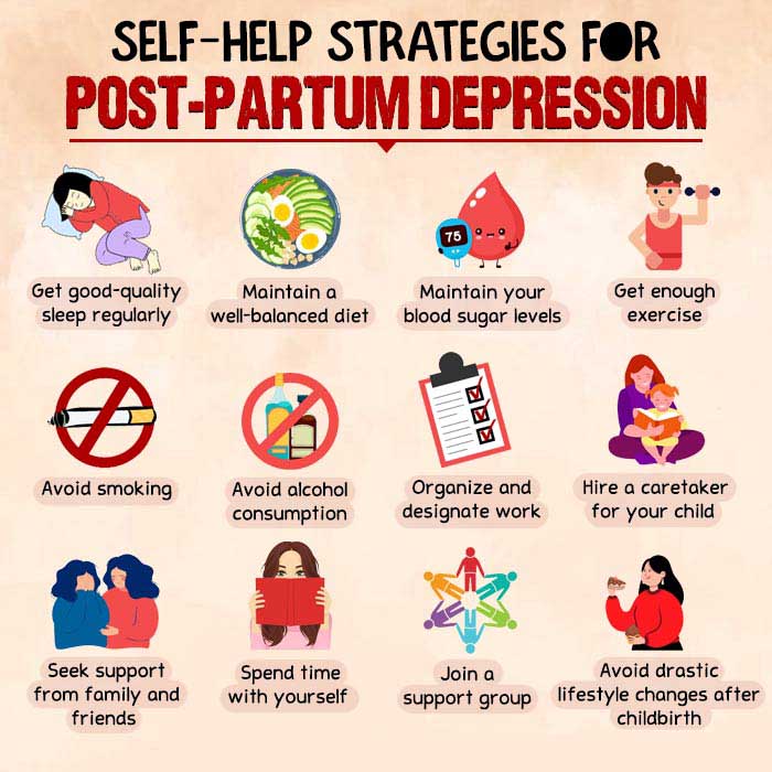 Self help Strategies For Post partum Depression