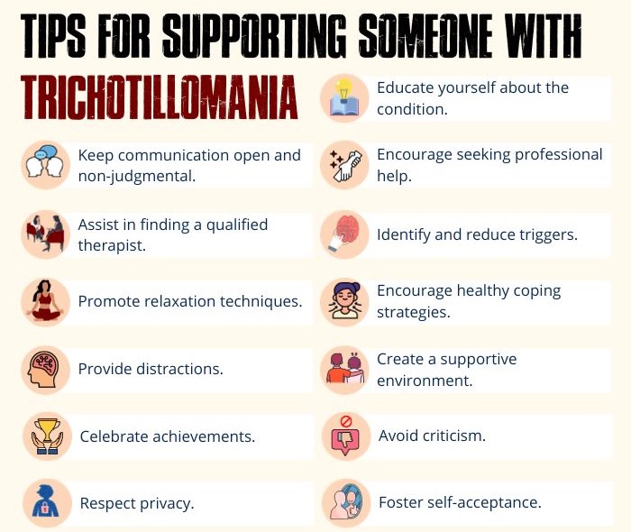 Tips for supporting someone with trichotillomania - 1