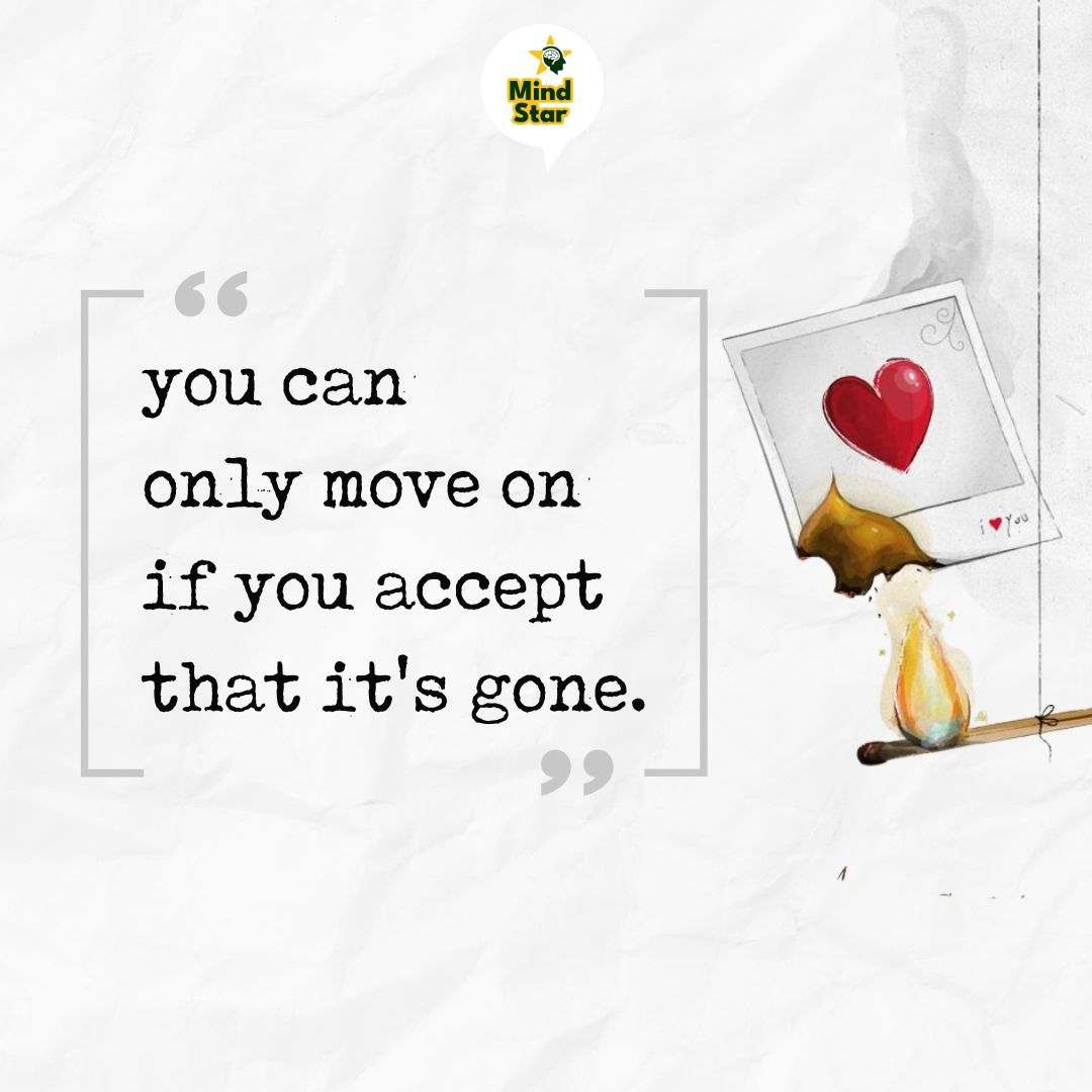 You can only move on