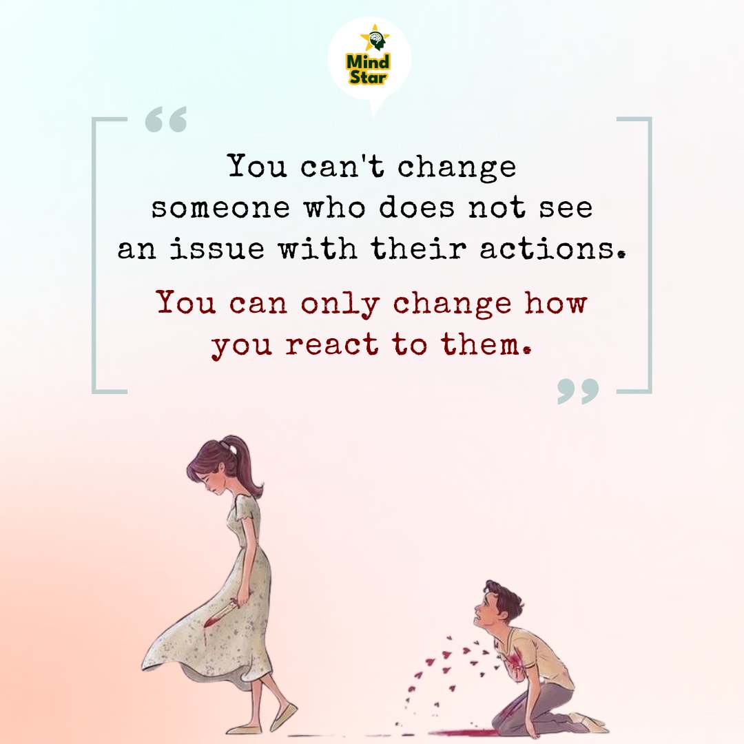 You can’t change someone