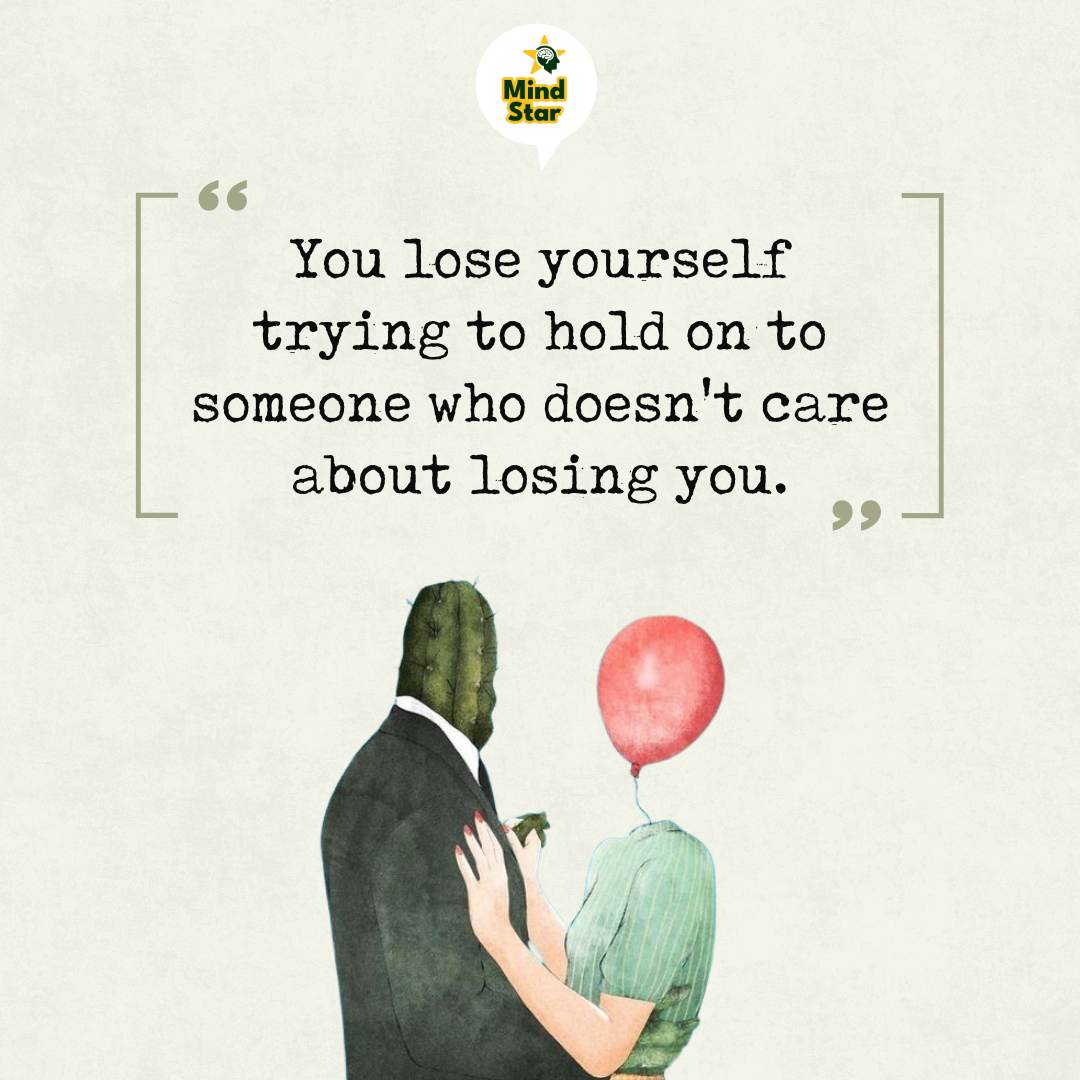 You lose yourself