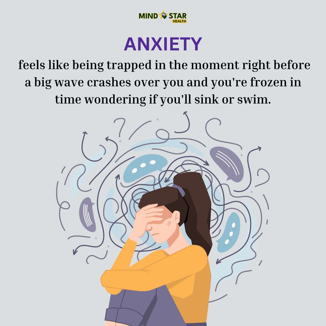 Anxiety feels like being trapped