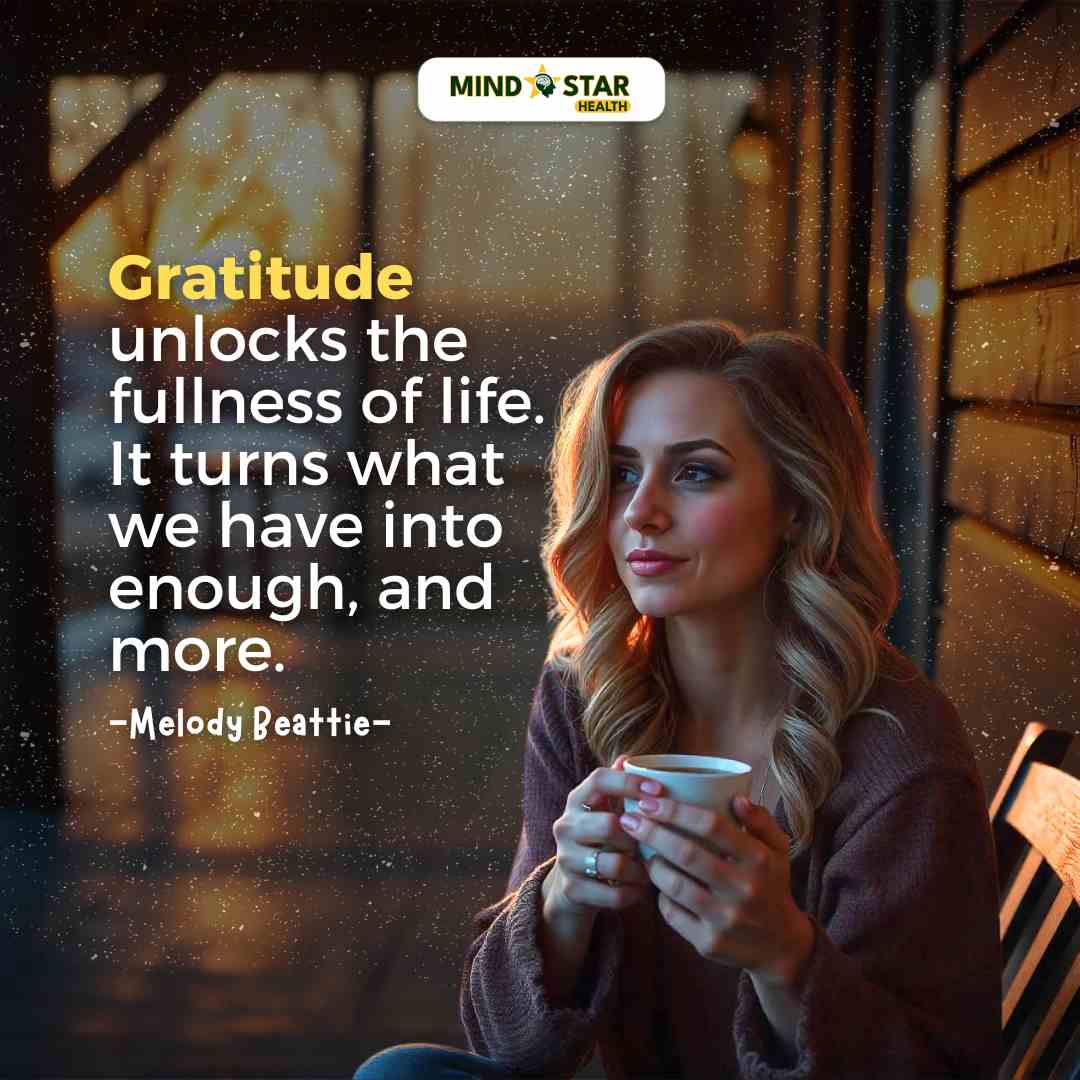 Gratitude unlocks the fullness of life