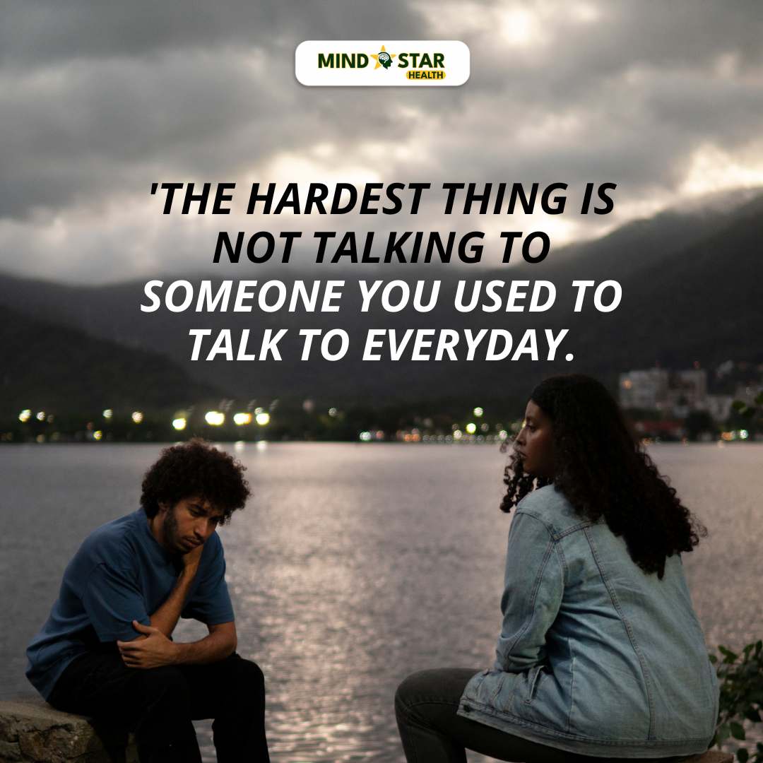 The hardest thing is not talking