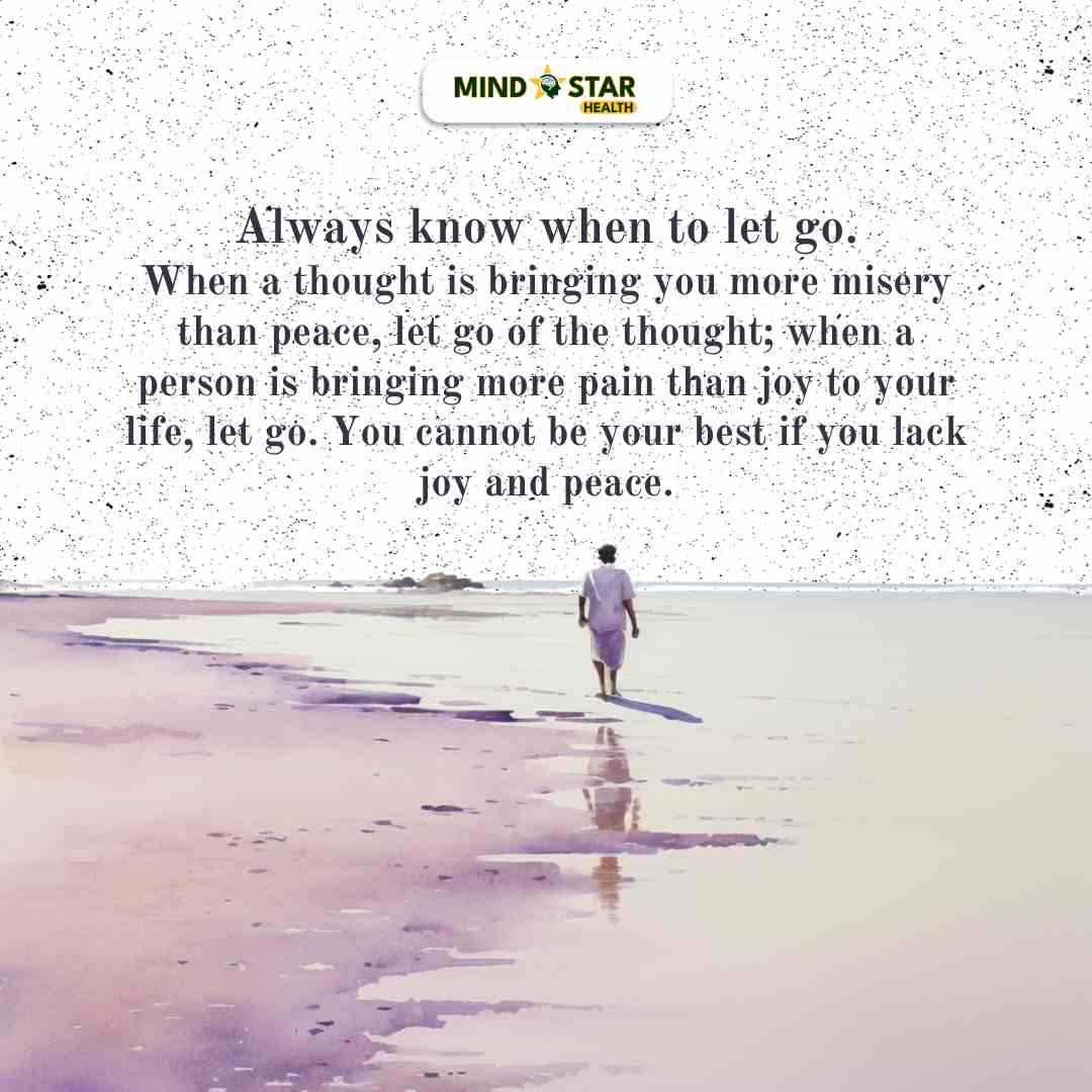 When to let go