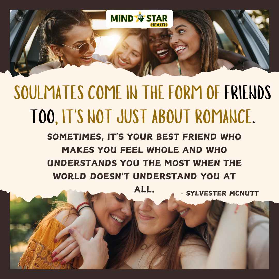 Soulmates come in the form of friends