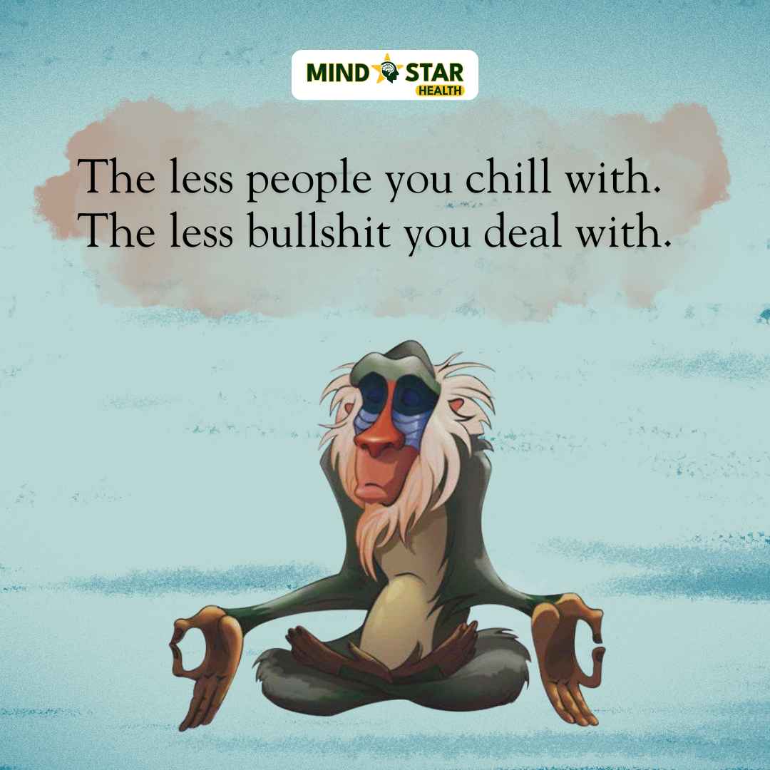 The less people you chill with